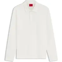 HUGO Slim-fit poloshirt i merceriseret bomuld