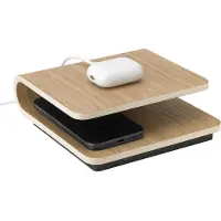 Stelton Ro trådløs oplader Oak