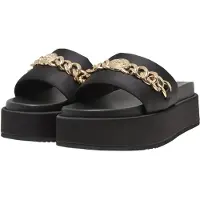 Buffalo Pantoletter 'Noa' guld / sort