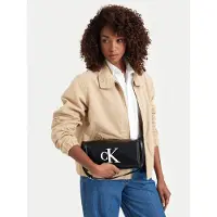 Calvin Klein Skuldertaske 'BOLD' sort / hvid
