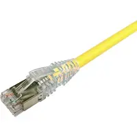 AMP NETCONNECT Patchkabel kat 6A S/FTP PiMF, længde: 15,0 m farve: gul med LSZH kappe