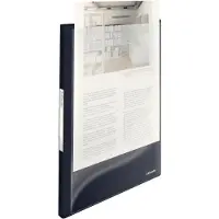 Esselte Displaymappe Panorama Vivida PP m/40 lommer sort - (10 stk.)