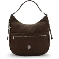 Kipling Skuldertaske 'Khloe Leo' mørkebrun