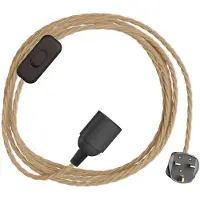 Creative Cables Snakebis Twisted E14 Lampeholder Med Ledning