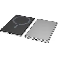Mtp Products C22 magnetisk trådløs powerbank 5000mAh med 20W USB-C-hurtigopladning - sølv