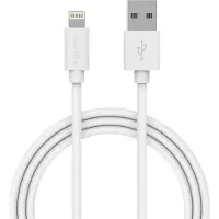 Smartline Ladekabel USB-A/Lightning hvid 100cm