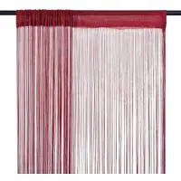 vidaXL trådgardiner 2 stk. 100 x 250 cm bordeauxfarvet