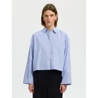 Selected Dannie Cropped Skjorte Med Lange ærmer