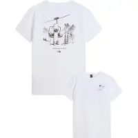 The North Face - T-shirts - U Opposites Attract Rlx SS Tee Graphic TNF White til UnisexBomuld - Størrelse M - Hvid