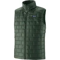 Patagonia - Dunjakker ski - M's Nano Puff Vest Treeline Green til Unisex - Størrelse M - Grøn