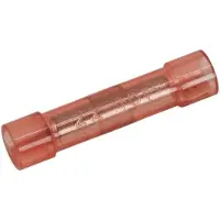 Elpress Nelco pressemuffe 0,5-1,5 mm2 - Rød - (100 stk.)