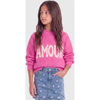 ONLY Bluse - Strik - KogJerico - Fiji Flower/AMOUR/Birch - - 11-12 år (146-152) - Bluse
