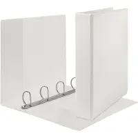 Leitz Standard - Præsentationsringbind - rygbredde: 63 mm - for A4 Maxi - kapacitet: 400 ark - hvid