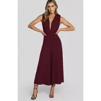 Madnezz House Jumpsuit vinrød