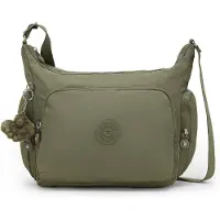 Kipling Skuldertaske 'Gabb' mørkegrøn
