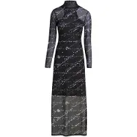 Karl lagerfeld JEANS Festkjole lilla / sort / hvid