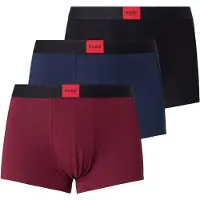 HUGO Boksershorts 'GALAXY' marin / bordeaux / sort