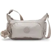 Kipling Skuldertaske 'Gabette' champagne / lysebeige
