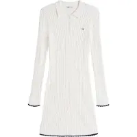 Tommy Hilfiger Strikkjole hvid