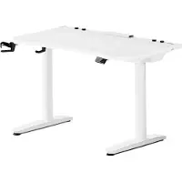 Diablo Chairs el-gaming skrivebord hvid Diablo X-Forge 1200