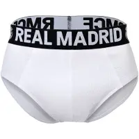 Real Madrid Slip lysegrå / sort / hvid