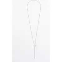 Massimo Dutti - Female - Lang Lasso-Halskæde - Sølv - 01