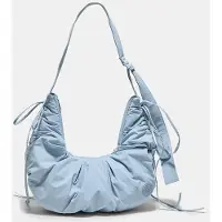 Stradivarius Skuldertaske I Rynket Stof 0-040 Os