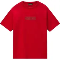 Napapijri New Box Logo T-shirt Med Korte ærmer
