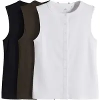 The Set Overdel oliven / sort / hvid