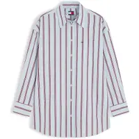 Tommy Hilfiger Bluse 'Essential' lyseblå / lilla / rød