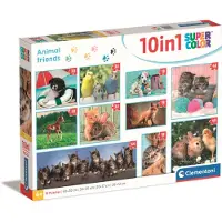 Clementoni Puslespil 10-i-1 Noli Animal Friends