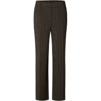 Selected Bukser med fals 'SLFRITA' brun / hvid