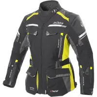 Büse Highland Pro Dametekstiljakke Sort/Neon-gul 42