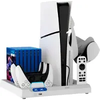 IPEGA PG-P5S028 All-in-One opladningsstander med køling til Sony PlayStation 5/5 Slim