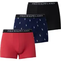Ralph Lauren Boksershorts 'CLSSIC' mørkeblå / rød / sort / hvid