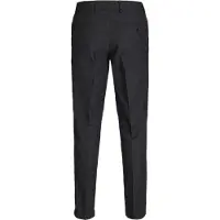 Jack & jones Bukser med fals 'JPSTOLLIE BLAKE' sort-meleret