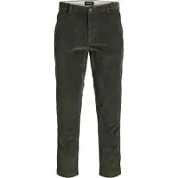 Jack & Jones Lærredsbukser 'JPSTACE' mørkegrøn