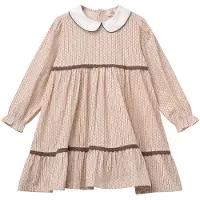 Copenhagen Colors Kjole - Sand Flower Print - - 3 år (98) - Kjole