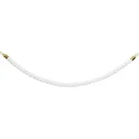 Securit CLASSIC GOLD Reb med kliklås til afspærringsstolper, 152 cm, hvidt