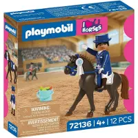 Playmobil I Love Horses - Dressur 72136 - 12 Dele - - OneSize - Legetøjsfigur
