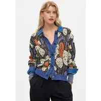 Desigual Cardigan blå / blandingsfarvet