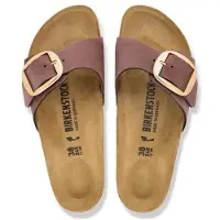 Birkenstock Pantoletter mørkerød
