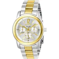 Invicta Dameur 11735 Angel Hvid/Gul guldtonet stål Ø38 mm
