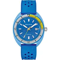 Bulova Herreur 98B445 Snorkel Blå/Gummi Ø41 mm