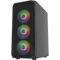 Natec Fury SHOBO SH4F RGB ATX Midi Tower kabinet med vindue, sort