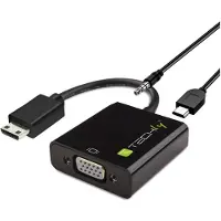 IC Intracom TECHly - Videoadapter - HD-15 (VGA) hun til 19 pin mini HDMI Type C han