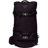 Norrøna - Skirygsække/snowboardrygsække - Lofoten 30L Pack Caviar Black til UnisexAluminium - Sort