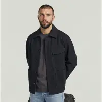 G-Star Flannel Chore Jacket - Medium blue - Men