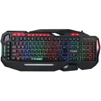 MARVO Scorpion KG760 - Tastatur - bagbelyst - USB - sort/ rød