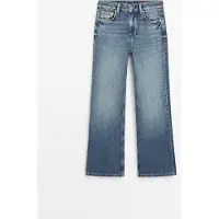 Massimo Dutti - Female - High Waist, Bootcut Jeans - Lys Blå - 38